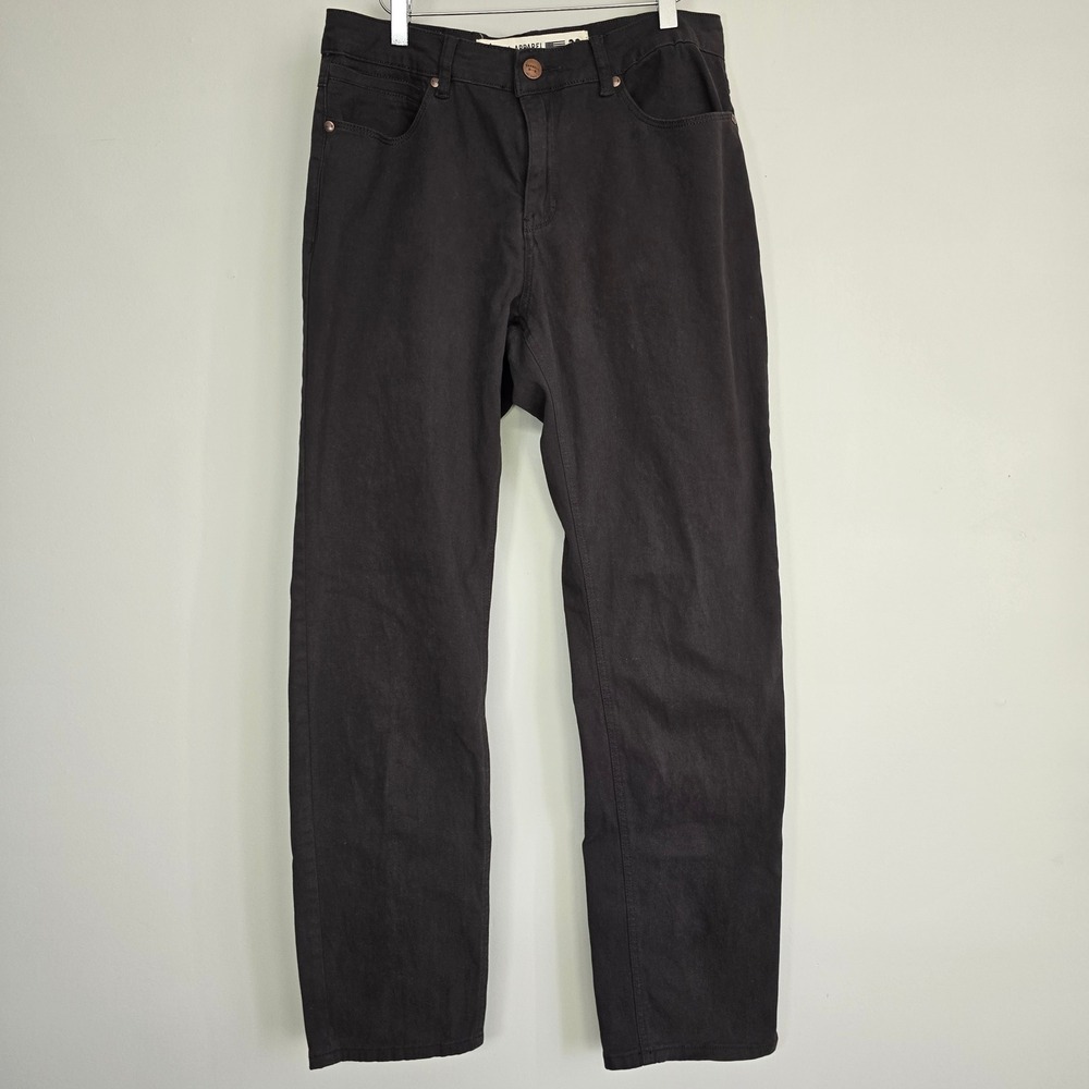 Barbell Apparel Athletic Fit Pants Mens 32x31.5 Black Stretch Minimalist Chino